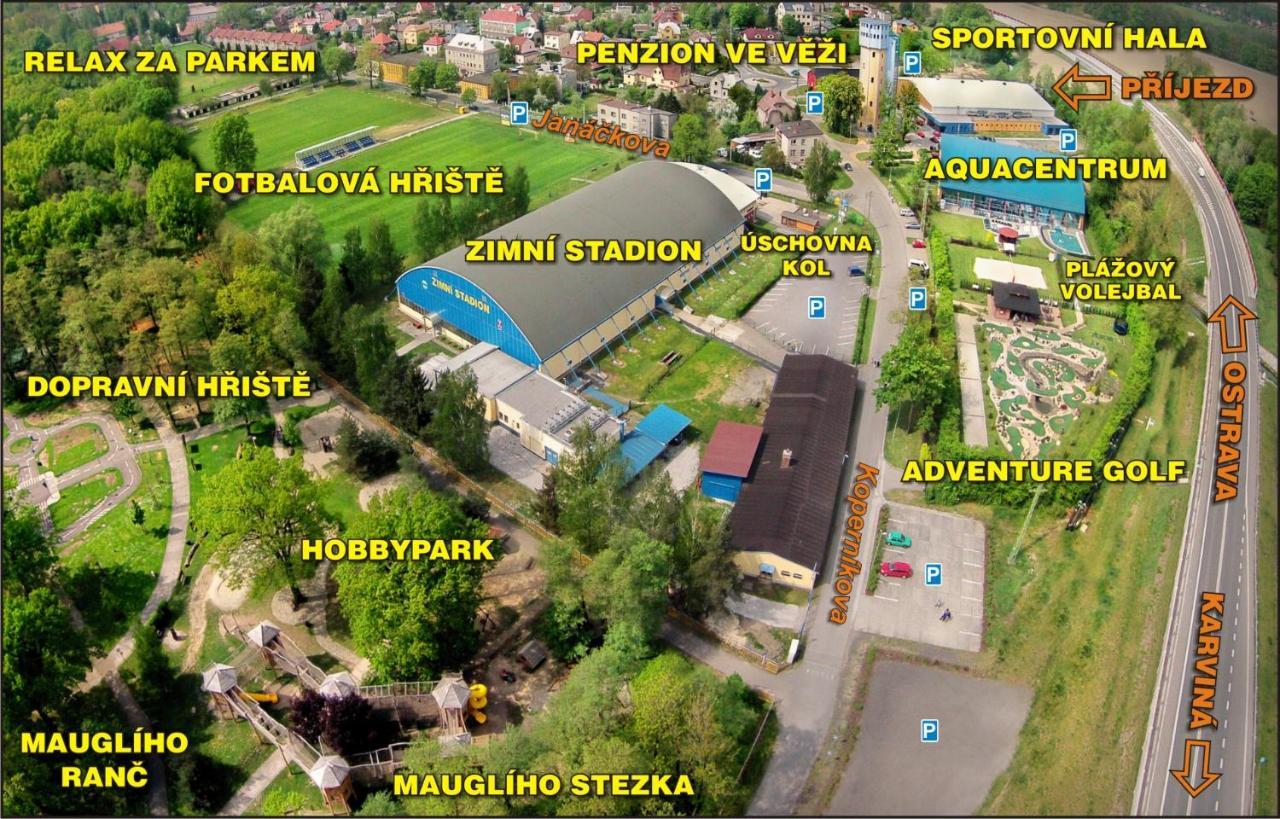 Penzion Ve Vezi Bohumin Luaran gambar